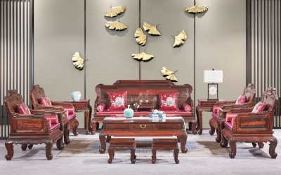 外踩珠山水沙發